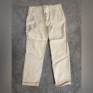 PAIGE Women's Tan Chinos
